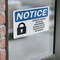 Signmission Lockout Tagout Setup Maintenance Repair, 5 in W x Rectangle, Vinyl Decal OS-2PACK-NS-D-35-L-15907 - alternate 3